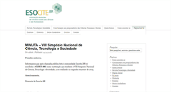 Desktop Screenshot of esocite.org.br