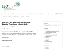 Tablet Screenshot of esocite.org.br